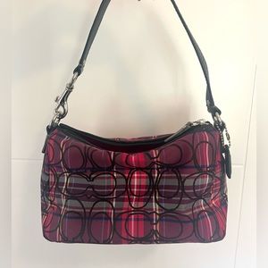Y2K Coach Poppy mini bag- Tartan Plaid